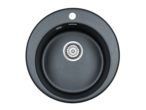 Кухонная мойка Paulmark GELEGEN 50 PM404800-BLM 50х50 цвет черный